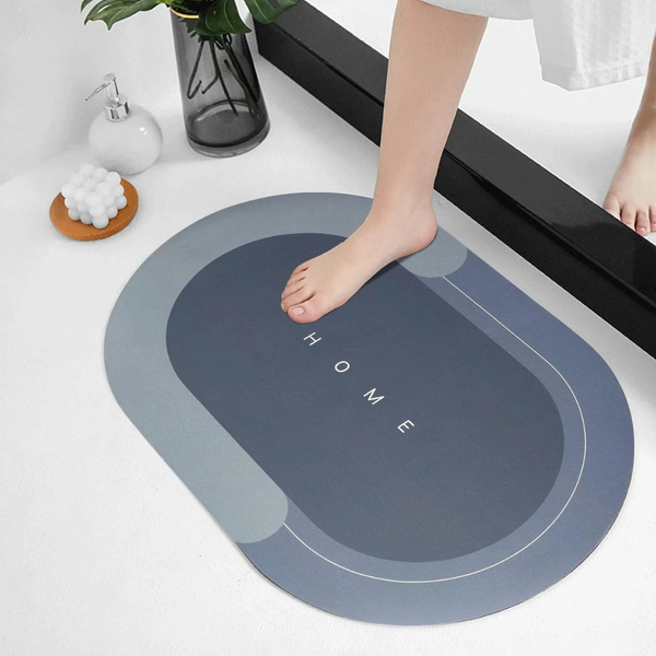 Soft Silicone Super Absorbent Bathroom Non Slip Mat